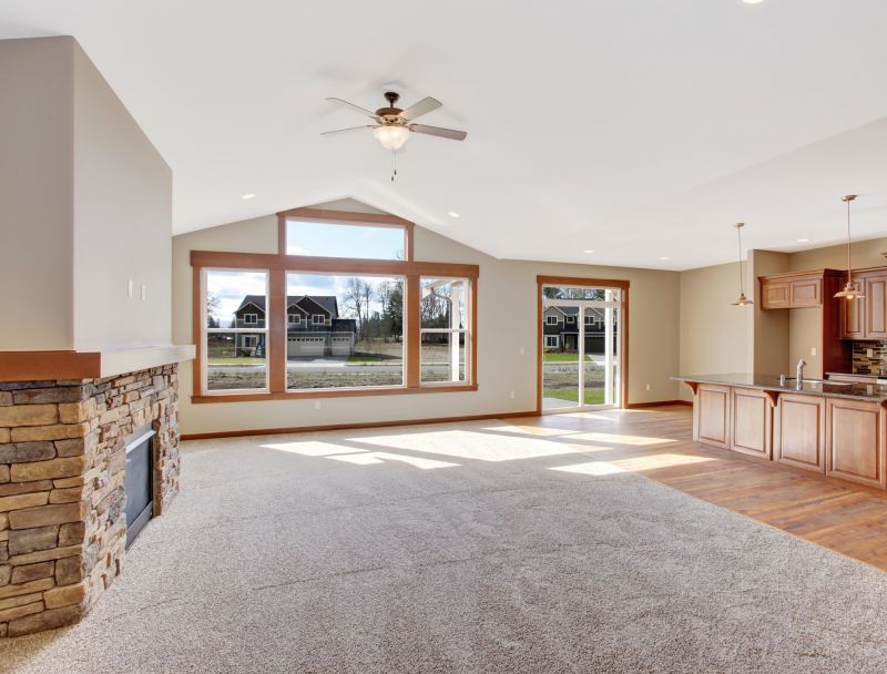 Open Concept Fireplace